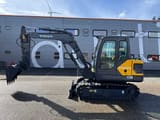 2019 Volvo EC55D mini excavator, side view