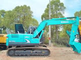 2023 Kobelco SK140LC crawler excavator, side view