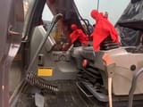 2022 Doosan DX55-9C mini excavator interior view