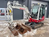 2017 Takeuchi TB230 mini excavator, side view