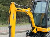 2012 JCB 8018 mini excavator boom and cab view