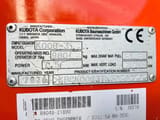 2020 Kubota K008-3 mini excavator identification plate