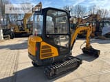 2013 Caterpillar 301.7D mini excavator, rear three-quarter view