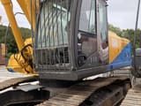 2008 Hitachi ZX350LCN-3 crawler excavator, side view of cab and boom