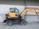 2016 Hyundai R55W-9A wheel excavator side view