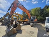 2015 Doosan DX500LC-5 crawler excavator, front three-quarter view