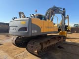 2008 Volvo EC210CL crawler excavator rear three-quarter view