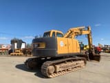 2007 New Holland E145 crawler excavator rear three-quarter view