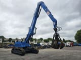 2003 Fuchs RHL 350 material handler, side profile view