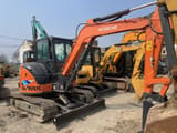 2021 Hitachi Zaxis55 mini excavator, side view