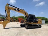 2021 Caterpillar 323D2 crawler excavator, side profile view