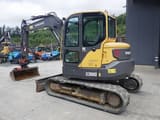 2019 Volvo ECR88D crawler excavator, rear three-quarter view