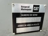 2016 Caterpillar 305E2 serial number plate