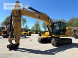 2022 Caterpillar 320-07D crawler excavator, side view