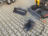 Berger Kraus BK1250KSR mini excavator with attachments