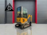 2026 Gorila G20SE I PRO CAB mini excavator, rear three-quarter view