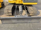 2023 Sunward SWE70 crawler excavator, front view of blade and tracks