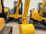 2018 Komatsu PC-55MR mini excavator, front view