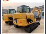 2016 Caterpillar 306D mini excavator, rear three-quarter view