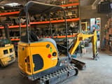 2020 Bobcat E17 mini excavator, rear three-quarter view