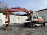 1985 Poclain 75CKB crawler excavator, side view