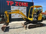 2015 Kubota KX61-3 mini excavator, side profile view