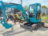 2024 Kubota U-30 mini excavator, front three-quarter view