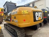 2016 Caterpillar 320D Raupenbagger, Ansicht von hinten dreiviertel