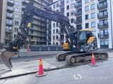 2019 Volvo ECR235EL crawler excavator side view