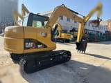 2018 Caterpillar 307D crawler excavator, rear three-quarter view