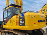 2023 Komatsu PC160LC crawler excavator, rear three-quarter view