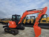 2024 Kubota U55-4 mini excavator, side profile view