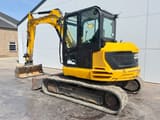 2019 JCB 86C-1 mini excavator, side view