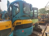 2023 Kubota U-30 mini excavator, rear three-quarter view