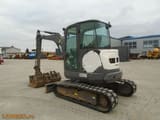 2017 Volvo ECR50D mini excavator, rear three-quarter view