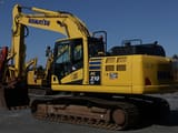 2018 Komatsu PC210LC-11 crawler excavator, side view