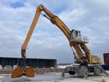 2008 Liebherr 944 material handler, side profile view