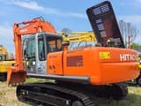 Hitachi ZX240 crawler excavator, rear three-quarter view