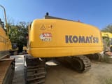 Komatsu PC450-8 crawler excavator, rear view