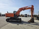 2014 Hitachi ZX160LC-5B crawler excavator, side profile view