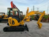 2024 Komatsu PC35MR mini excavator, side view
