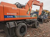 2015 Hitachi EX160WD wheel excavator, side view