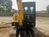 2023 Hyundai 60-7 mini excavator, front view