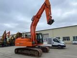 2017 Doosan DX225LC crawler excavator, side view