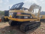 2008 Caterpillar 320BL crawler excavator, rear three-quarter view