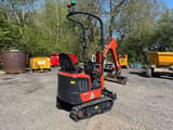 2025 Kubota 008-5 mini excavator, rear three-quarter view