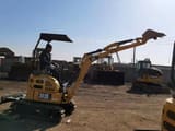 2018 Caterpillar 302EUR mini excavator, side profile view