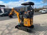 Berger Kraus BK1350JSR mini excavator, rear three-quarter view