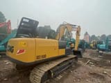 2019 XCMG XE150D excavator, rear three-quarter view