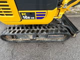 2019 Komatsu PC16R-3HS mini excavator side view of tracks and body